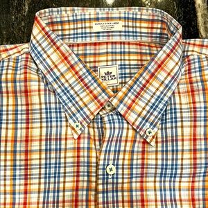 Peter Millar Multicolor Plaid Men's Shirt